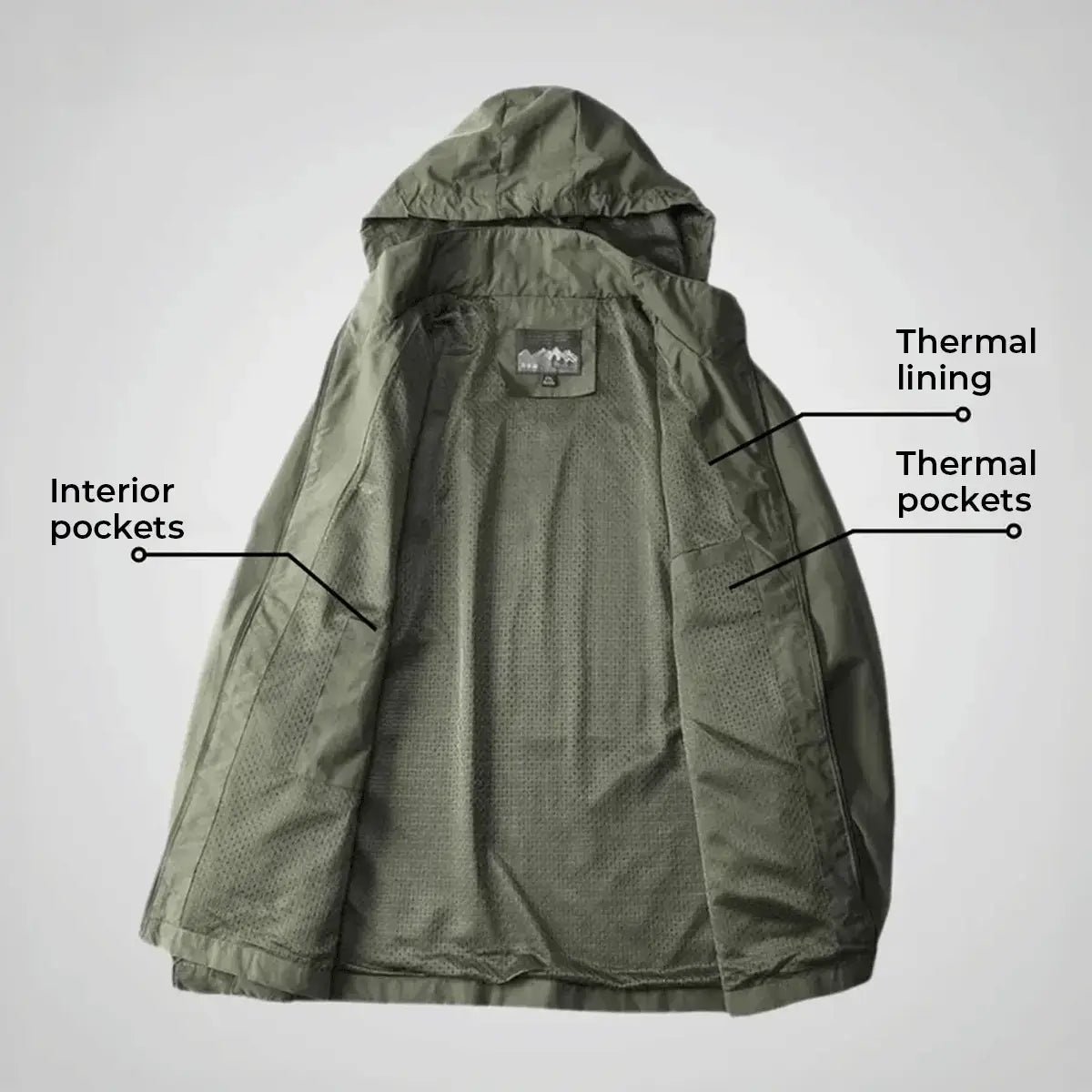 Veste militaire tactique Mil-Tac® (+ lampe de poche porte-clés gratuite) 