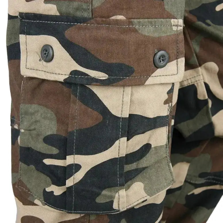 Vintage Camouflage Cargo Trousers