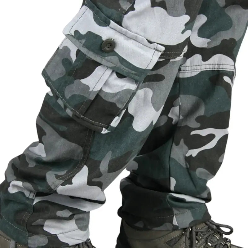 Vintage Camouflage Cargo Trousers