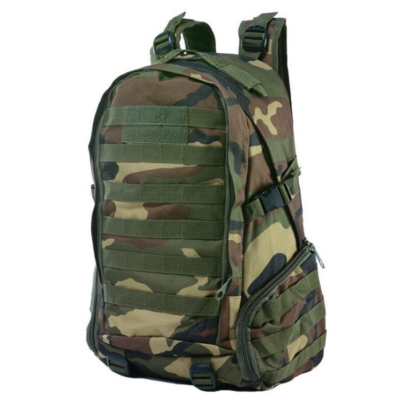 Military utility tactical camping backpack.