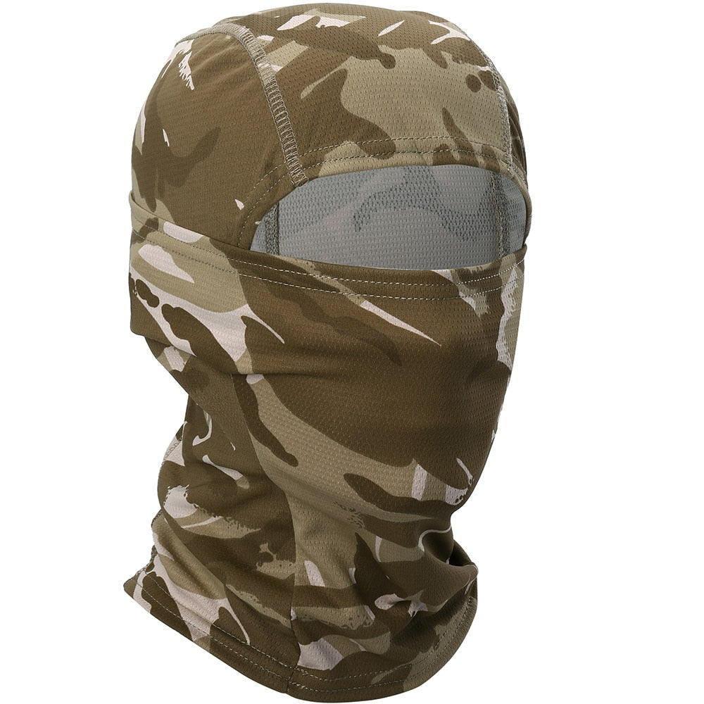 Military green acrylic balaclava