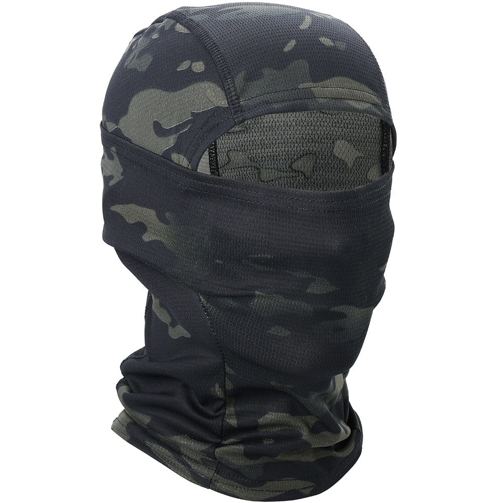 Military green acrylic balaclava