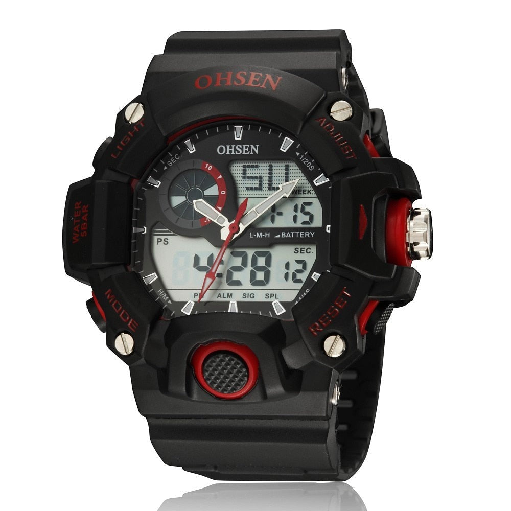 Military anti-shock watch